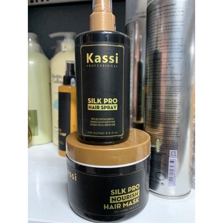 Hấp dầu / Xịt dưỡng tóc Kassi Silk Pro Restore Damage Hair dành cho tóc hư tổn, khô xơ