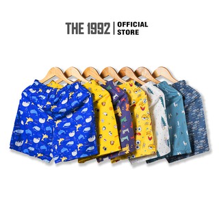 Quần đùi nam THE 1992 Quần short cartoon unisex nam nữ