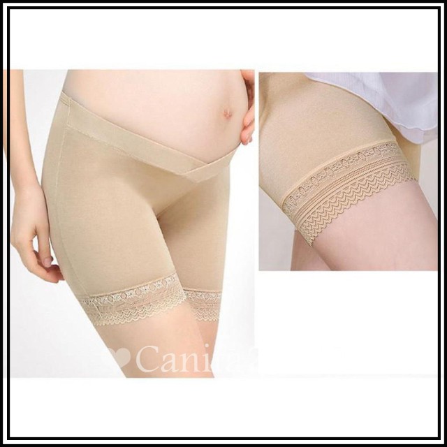 Quần váy cotton bầu cạp chéo