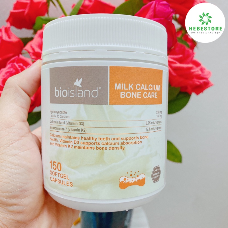 [Chuẩn Úc] Canxi sữa Bio Island Milk Calcium Bone Care 150 viên Úc hỗ trợ xương răng chắc khỏe | WebRaoVat - webraovat.net.vn