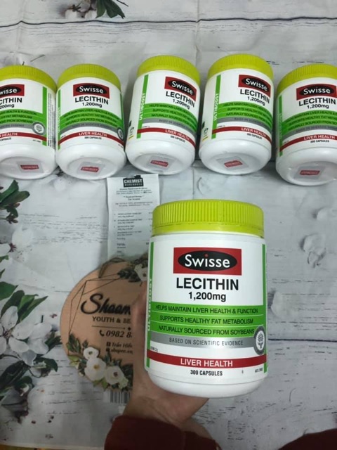 Viên uống mầm đậu nành Swisse Lecithin Của Úc- ĐỦ BILL - Beauty Shop