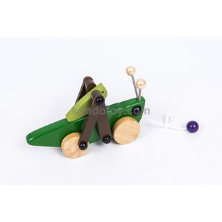 Đồ chơi gỗ con châu chấu đồ chơi vận động cho trẻ biết đi
