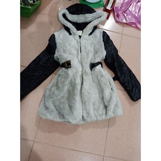 Combo áo khoác lông nhân tạo