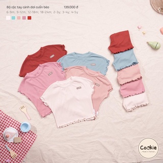 |Cookie|Bộ quần áo cộc tay cho bé gái hãng Cookie