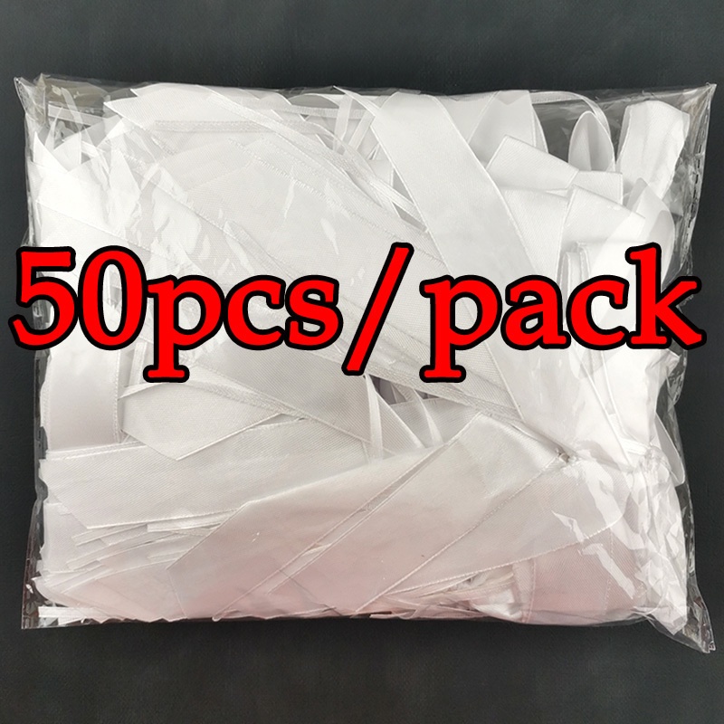 Bộ 50 Cuộn Dây Ruy Băng Dài 20cm Dùng Trang Trí Thủ Công