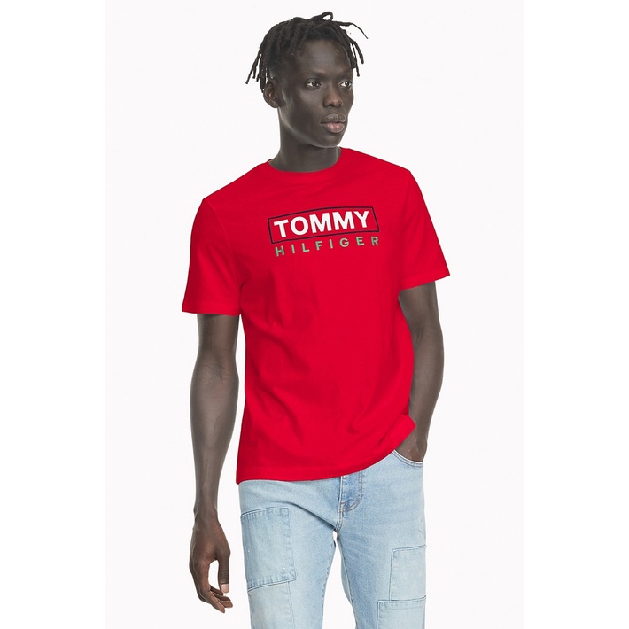 Áo thun cotton cổ tròn tay ngắn in chữ cái logo size S-5XL thời trang unisex