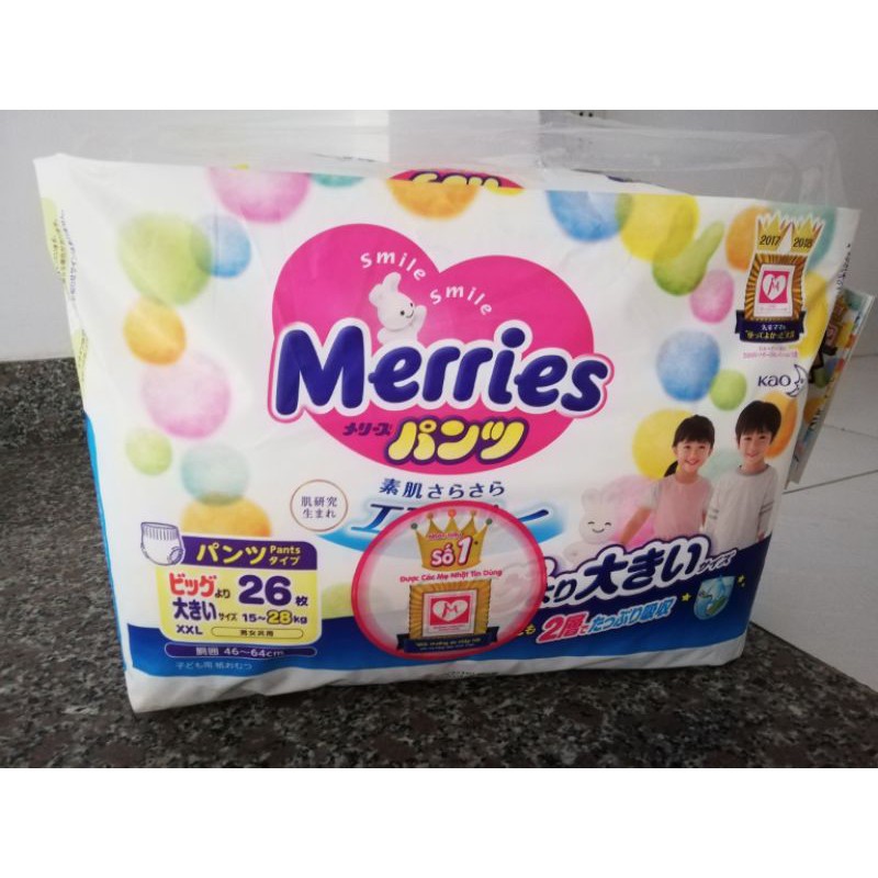 BỈM MERRIES NHẬP KHẨU QUẦN SIZE XXL26