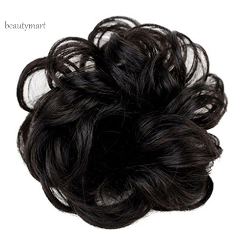 Búi tóc giả xoăn gợn sóng kiểu dáng thời trang cho nữ