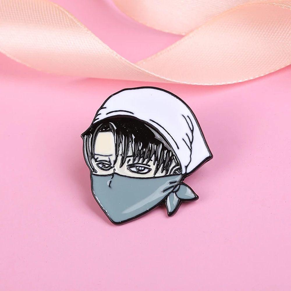 Ghim Cài Áo Bằng Kim Loại Tráng Men Hình Hoạt Hình Attack on Titan