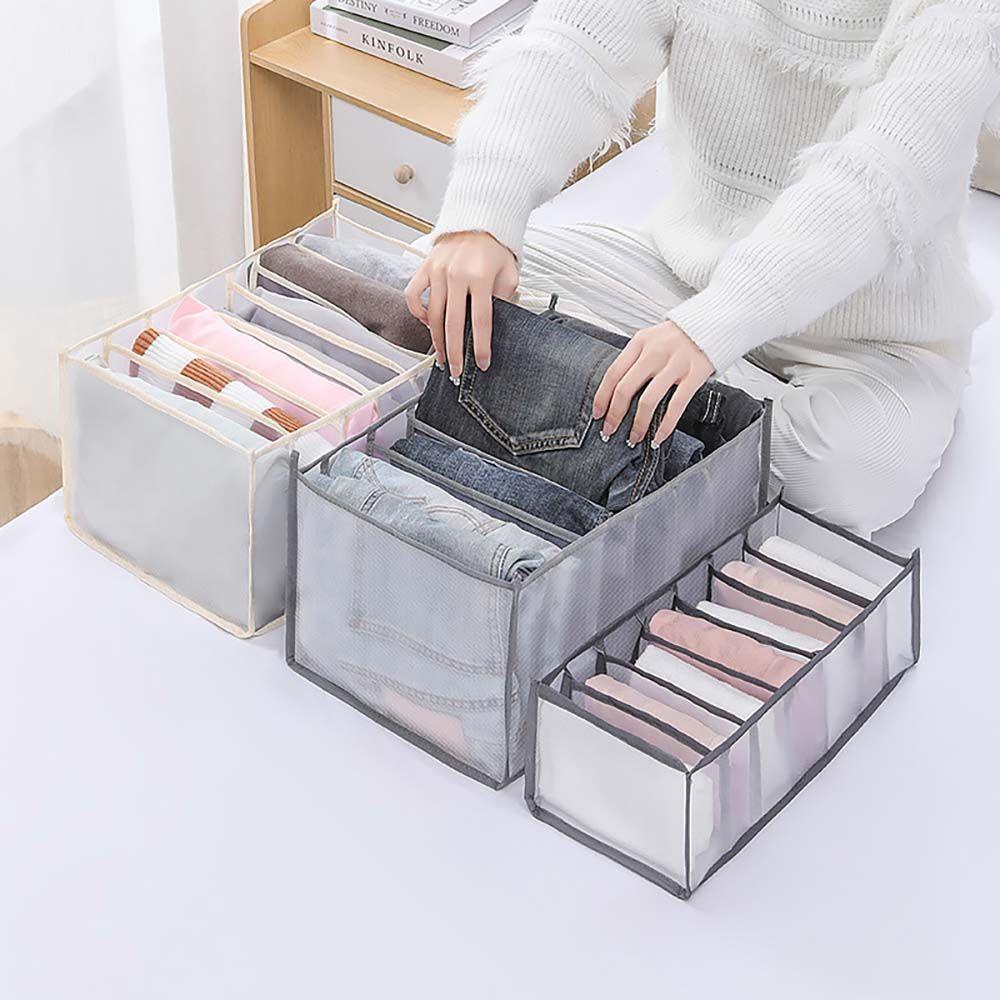 SJJL Hộp Đựng Quần Áo Có Thể Gấp Gọn Tiện Dụng Cho Tủ Quần Áo