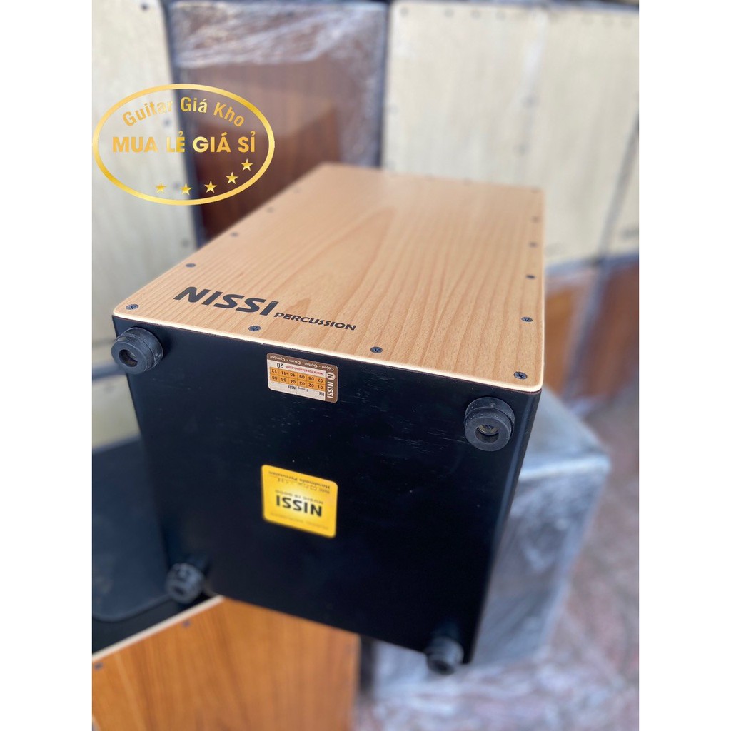 Trống Cajon Nissi 578 - Hàng chất lượng cho người mới tập chơi