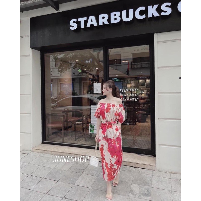 VÁY HOA CHUN VAI TÚI SƯỜN | BigBuy360 - bigbuy360.vn