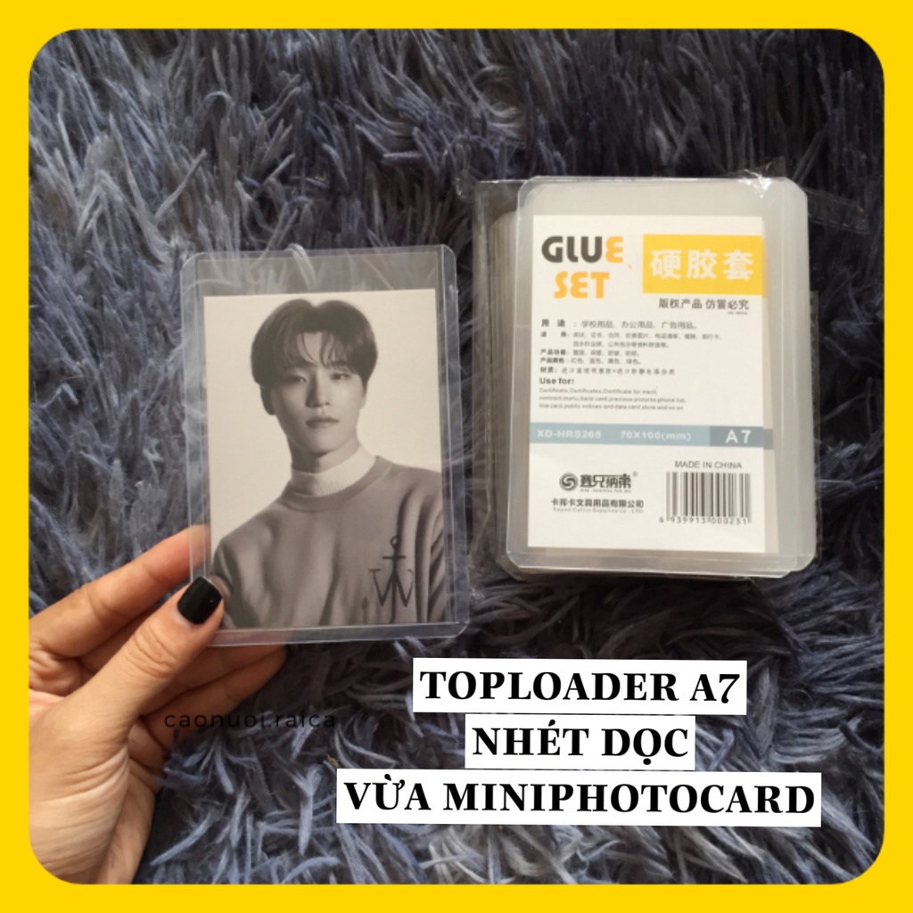 [CÓ SẴN] TOPLOADER B8 A7 BẢO VỆ CARD - Cáo nuôi Rái Cá