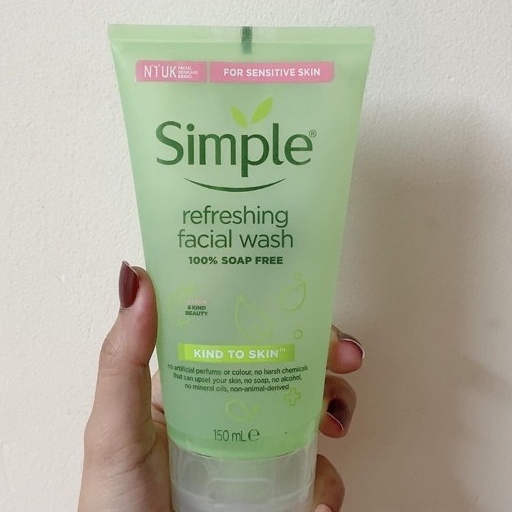 Sữa Rửa Mặt Dạng Gel Simple Kind To Skin Refreshing Facial Wash Gel 𝕃𝕒𝕧𝕚𝕖𝟘𝟘𝟙 𝕊𝕙𝕠𝕡