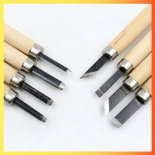 Bộ 12 dao khắc, đục, tiện gỗ v1