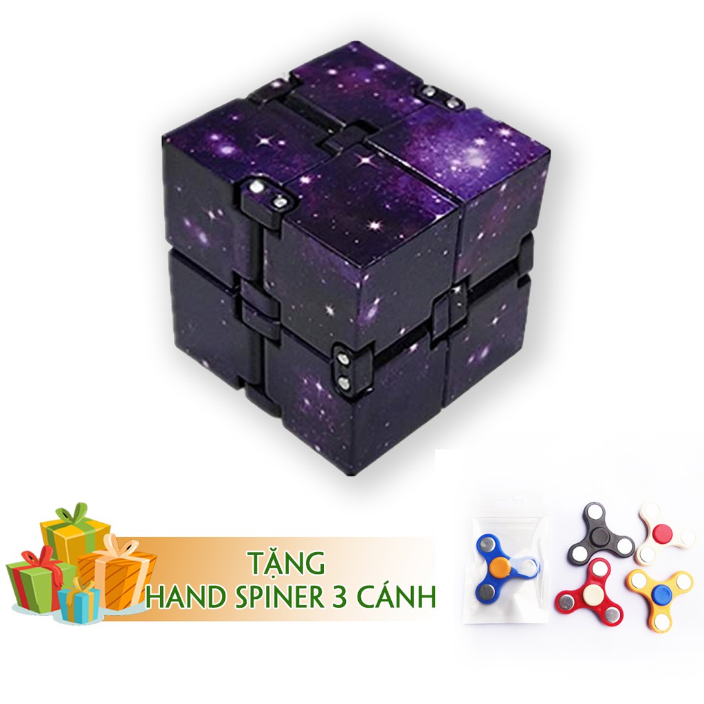 Combo Thư Giãn Giải Trí Infinity Cube + Hand Spinner 3 cánh Legaxi