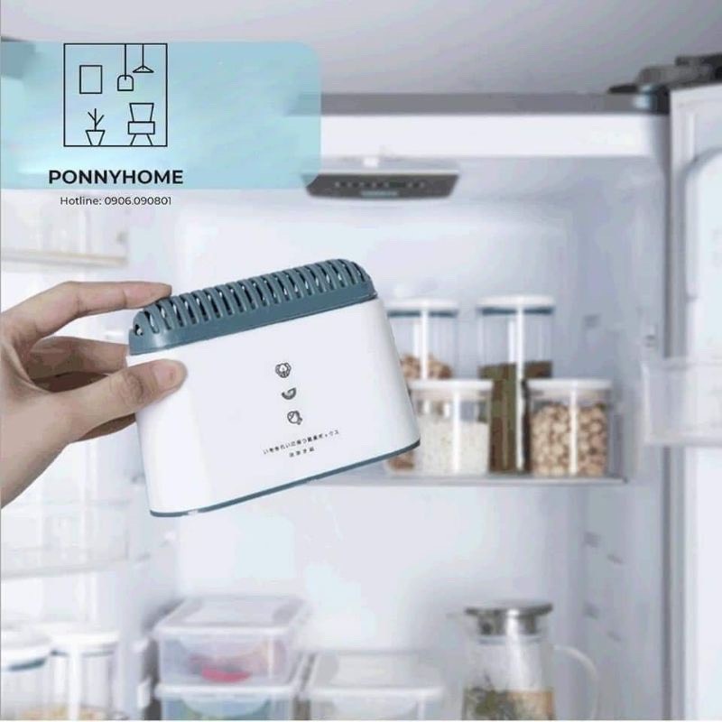 Hộp Khử Mùi Tủ Lạnh Than Tre Hoạt Tính Kháng Khuẩn Khử Mùi Hôi Tanh Trong Tủ Lạnh