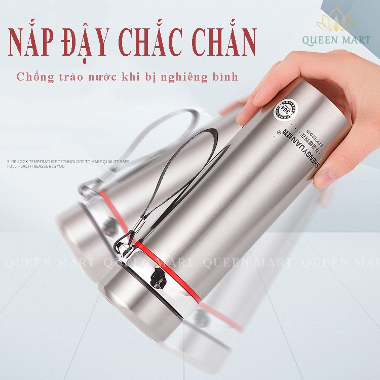 BÌNH GIỮ NHIỆT INOX 304 KHÔNG GỈ - BÌNH GIỮ NHIỆT CAO CẤP - Giữ nhiệt vô cùng hiệu quả - Nhỏ gọn tiện dụng vt165a