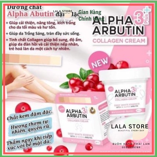Bill thái-01 hủ kem body trắng da alpha arbutin cream 3+ plus 100ml thái lan