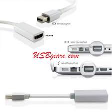 [Mã 2404EL10K giảm 10K đơn 20K] Cáp Chuyển đổi Displayport mini ra HDMI(-), Full Hd1080