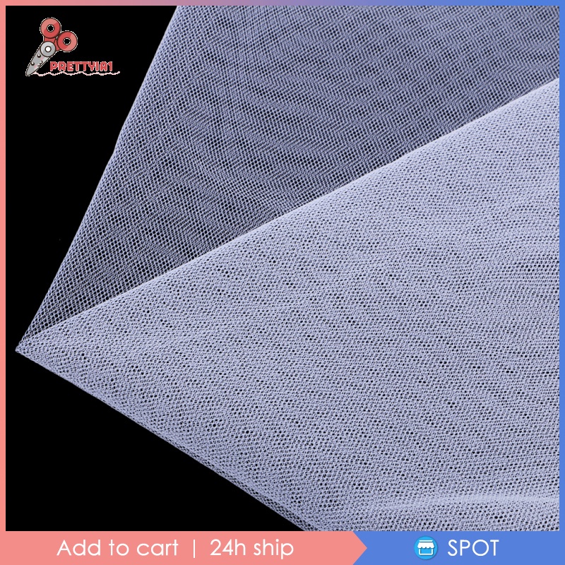 Vải Tuyn Lưới Chống Muỗi 1 Yard Màu Be Trang Trí Váy Cưới