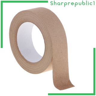 [shpre1] 50m  Water Activated Kraft Paper Tape 36mm Width for Box Packaging and Sealing Commercial Quality, Courier Always Use