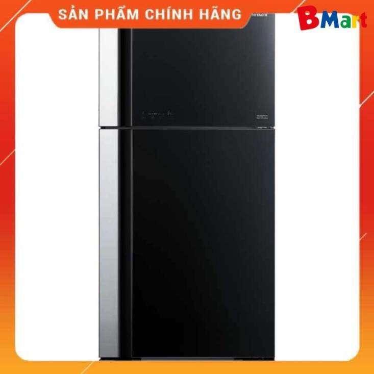[ FREE SHIP KHU VỰC HÀ NỘI ] Tủ lạnh Hitachi 2 cửa màu đen đá tự động R-FG690PGV7X(GBK)  - BM