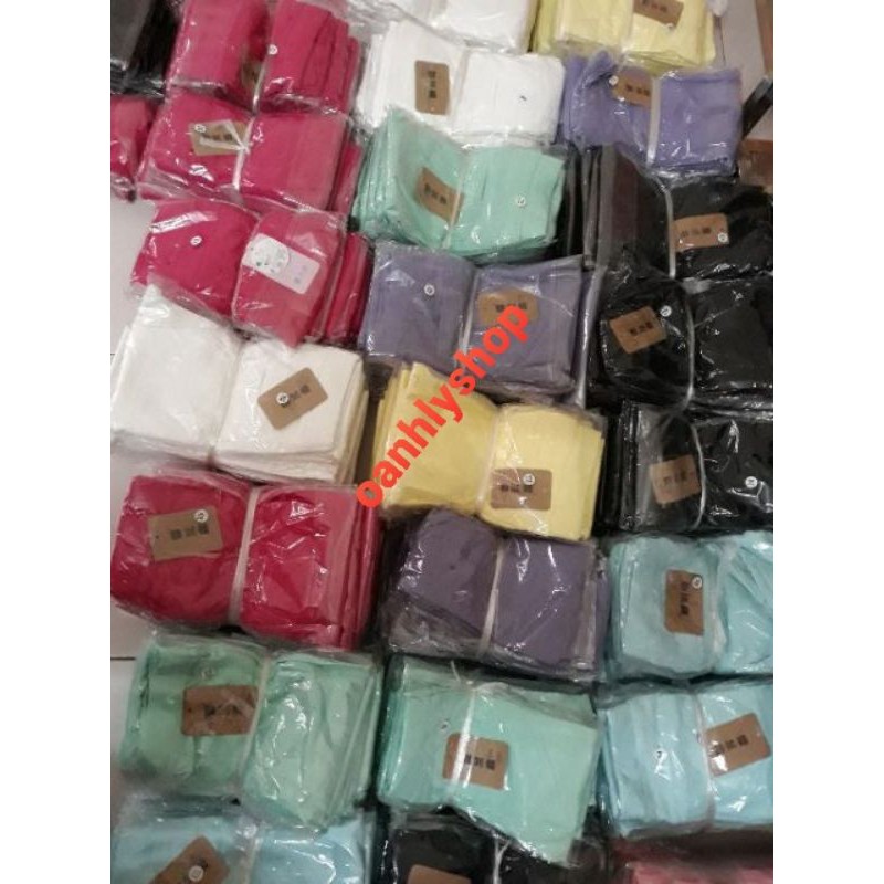 Quần legging trơn  co dãn cho bé gái 12-33kg