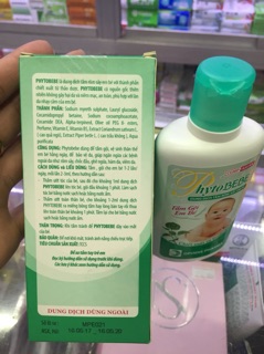 Phytobebe - dung dịch tắm rôm sẩy cho bé