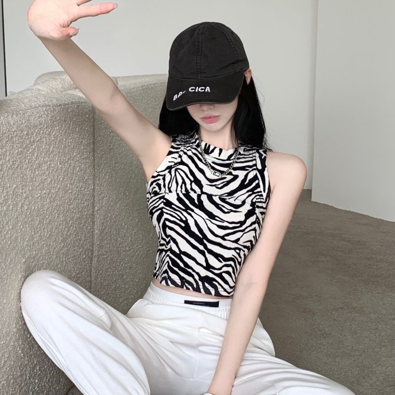 Áo Lửng Hai Dây Họa Tiết Caro Phong Cách Hàn Quốc Thời Trang Cho Nữ