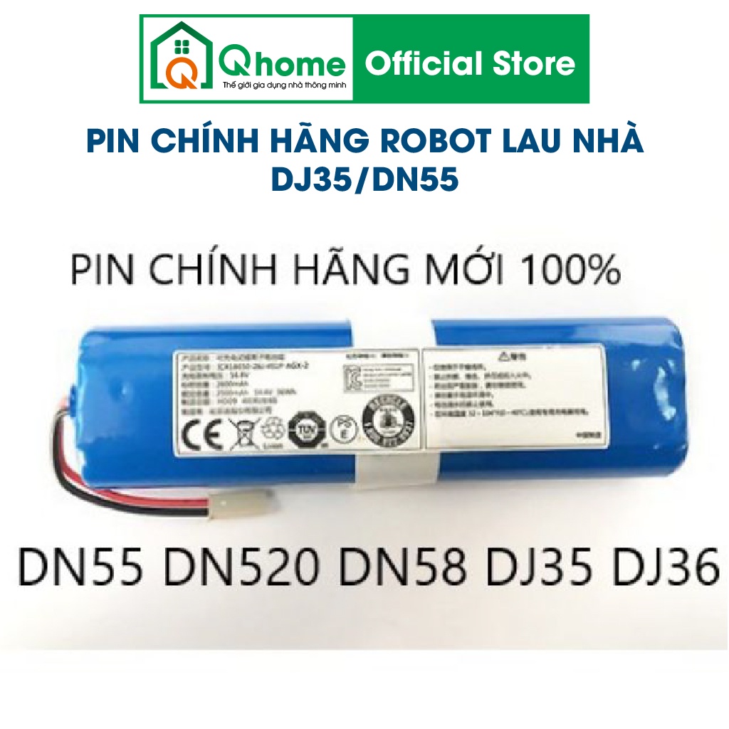 PIN CHÍNH HÃNG ROBOT LAU NHÀ DJ35/DN55