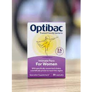 Optibac tím - men vi sinh phụ khoa, chăm sóc vùng kín, lợi khuẩn, tăng sức đề kháng