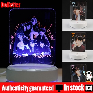 Đèn ngủ LED hình nhóm nhạc BTS bằng nhựa acrylic nhiều màu sắc
