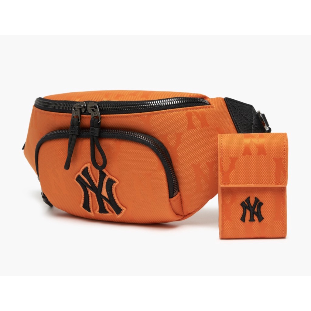Túi bao tử MLB monogram Cam Ny