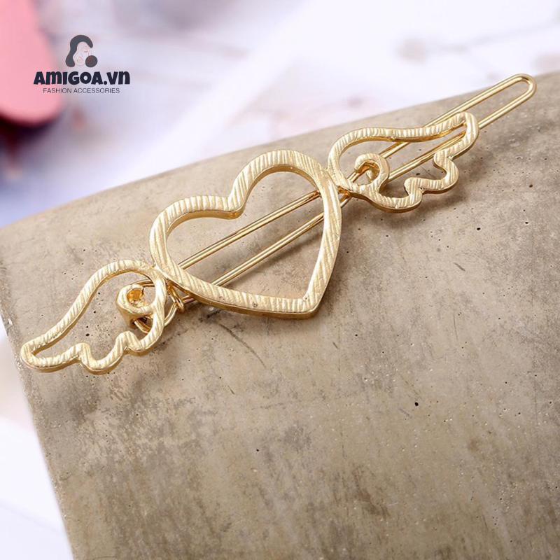 Kẹp Tóc Hình Trái Tim Có Thể Điều Chỉnh Kích Thước