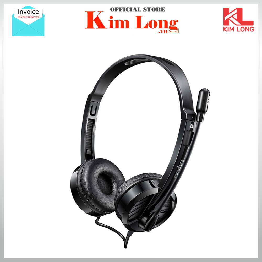 Tai nghe chụp tai On-ear Rapoo H120 - USB Stereo - Bảo hành 1 năm