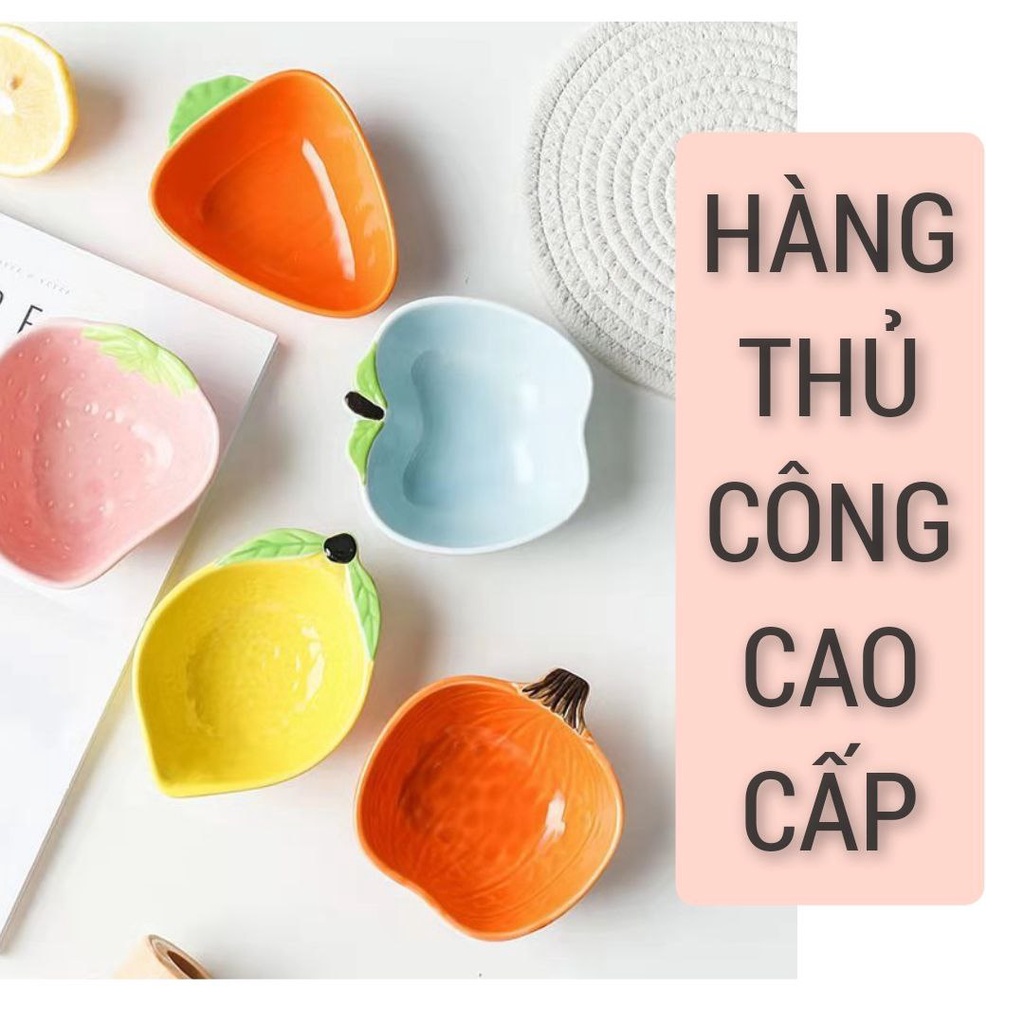 Bát ăn dặm kiểu nhật cho bé hình chanh ,táo , lê...B4