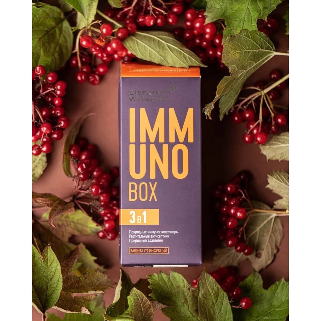 [ CHÍNH HÃNG ] - Thực phẩm Immuno Box Siberian, Hỗ trợ tăng cường sức đề kháng cho cơ thể khỏe mạnh - Hộp 30 túi