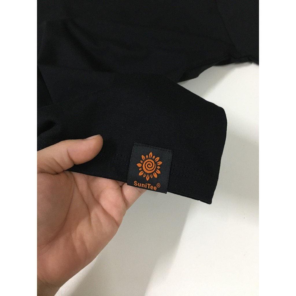 ÁO THUN TRƠN SIÊU HOT 2 MÀU TRẮNG, ĐEN SUNITEE chất thun COTTON 4 chiều, dày mềm, hút mồ hôi tốt, khô nhanh | BigBuy360 - bigbuy360.vn