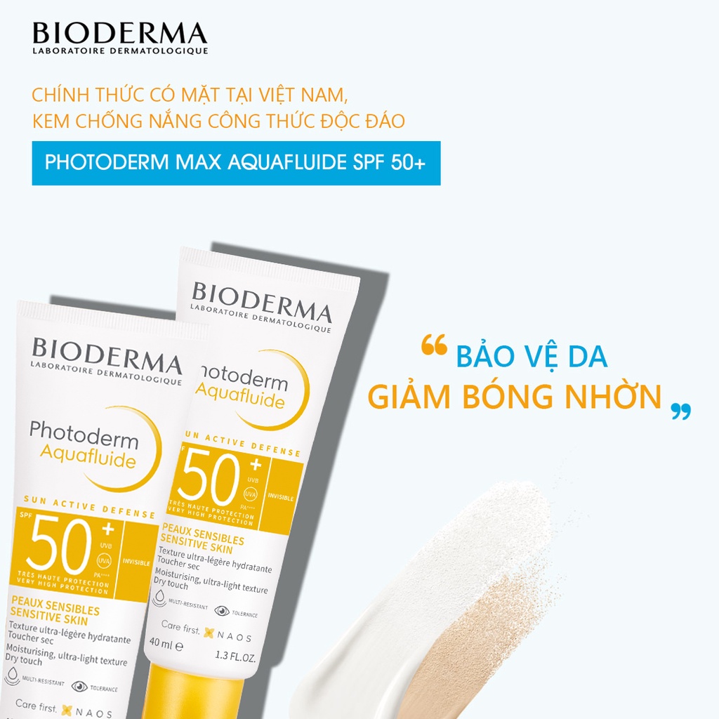 Kem Chống Nắng Bio Aquafluide / Creme SPF50+ 40ml