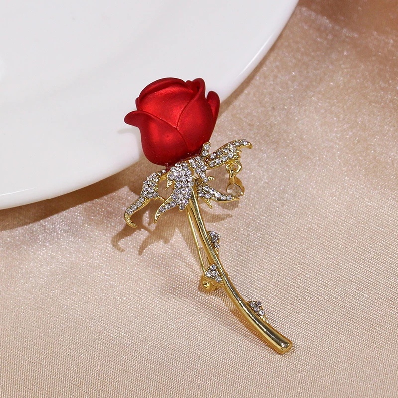 Ghim Cài Áo Hình Hoa Đính Ngọc Trai Sang Trọng Cho Nữ