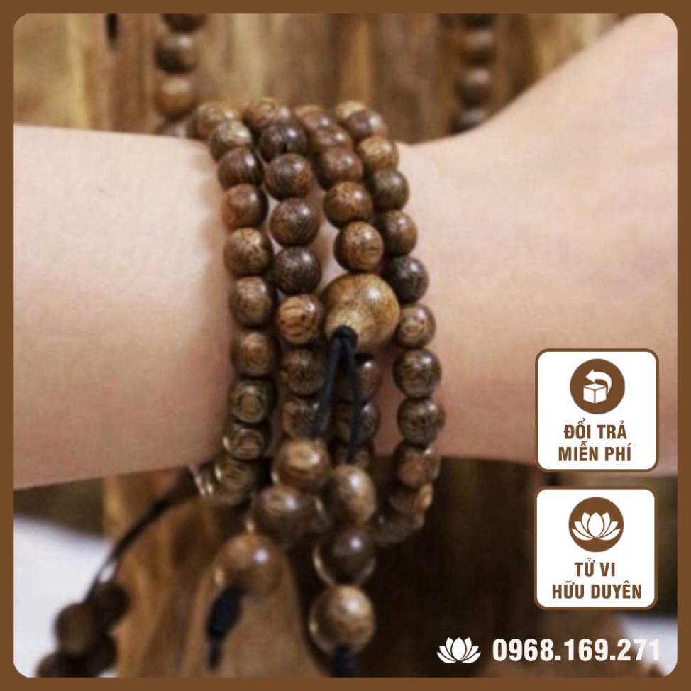 Vòng Trầm Hương 💕FREESHIP💕 tràng 108 hạt đeo tay thanh lịch, hương thơm tự nhiên, Đổi trả miễn phí, Xem Tử vi hữu duyên | BigBuy360 - bigbuy360.vn