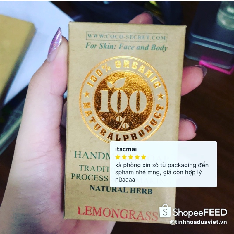 Set 30 bánh xà bông dừa Coco secret và BMB