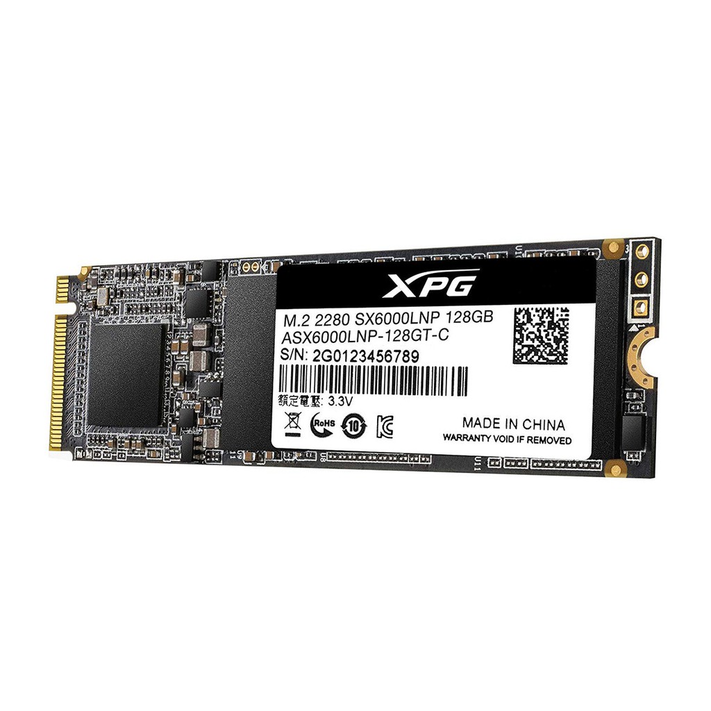 SSD ADATA. 128G M2 2280 PCIe ASX6000NP chính hãng