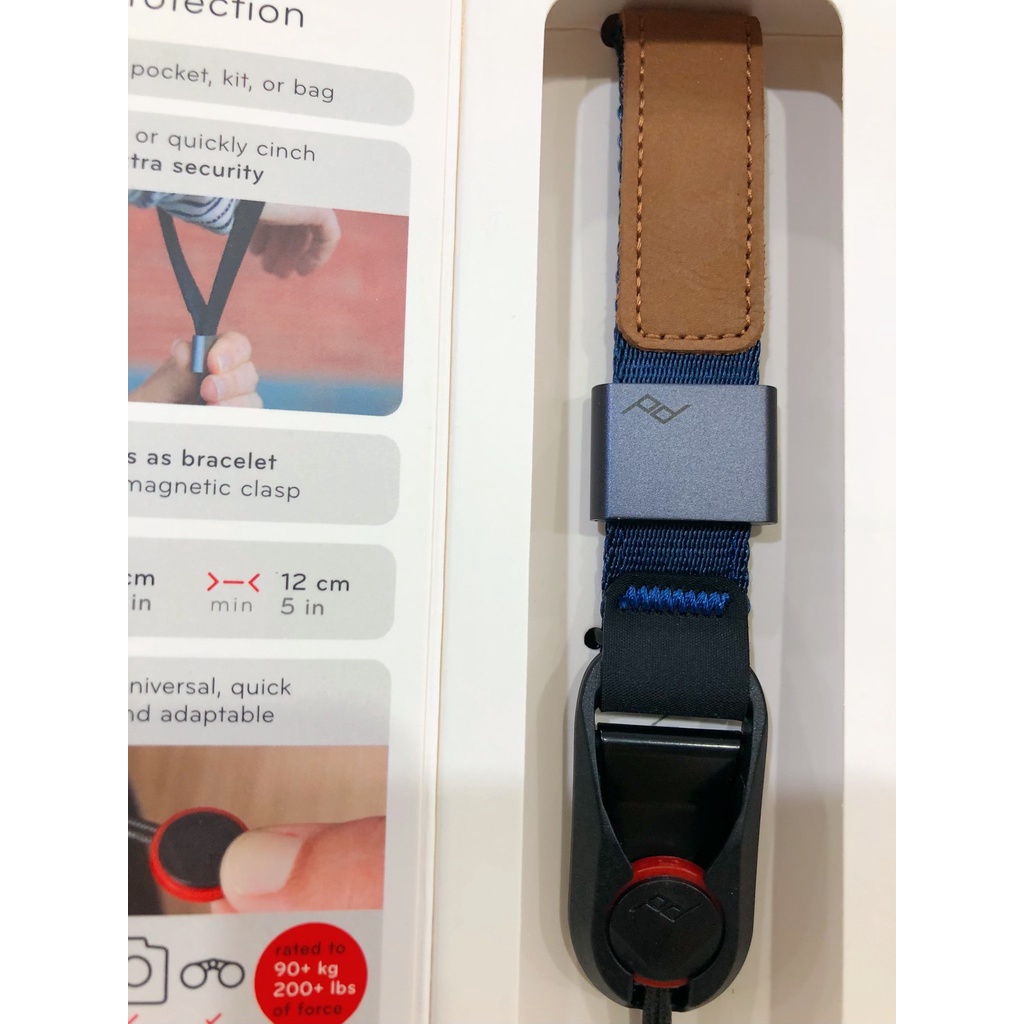 Dây máy ảnh Peak Design Cuff Wrist Strap Midnight , Hàng chính hãng