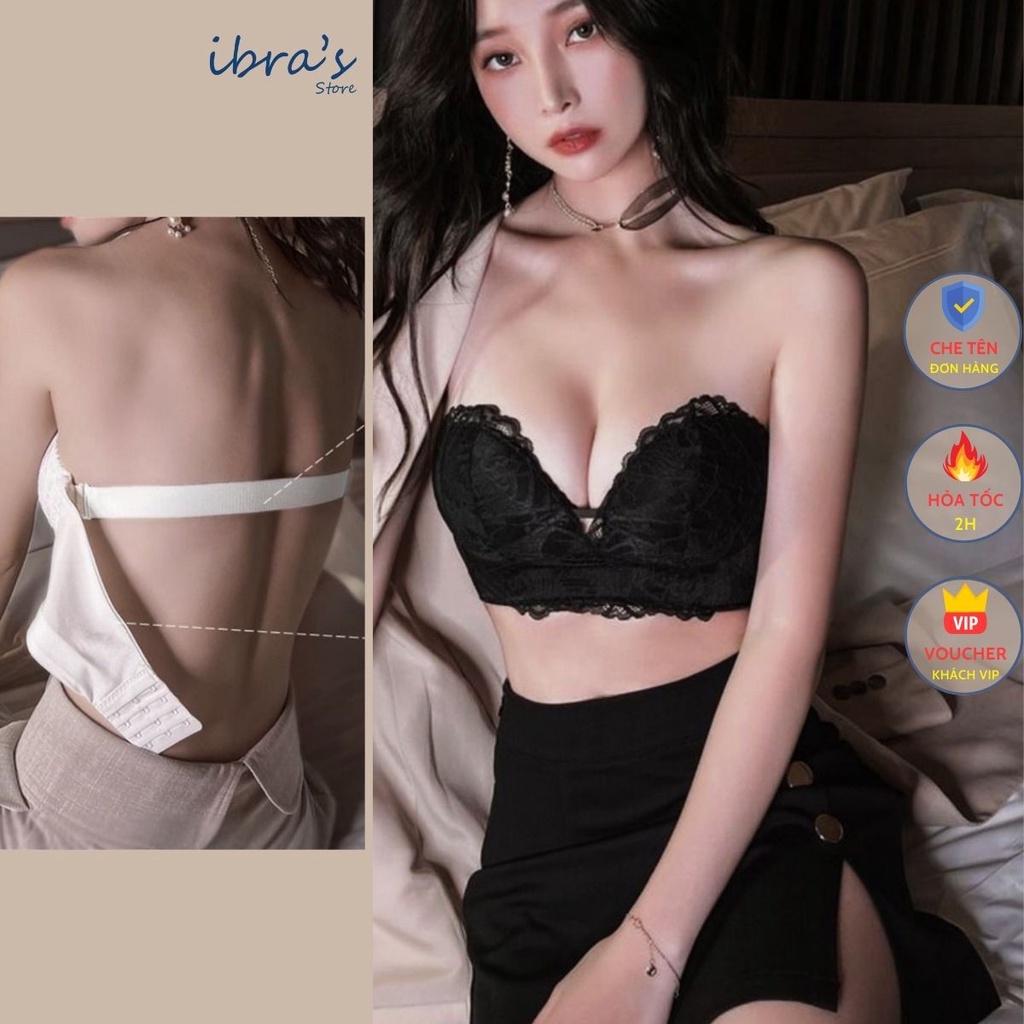 Áo Nâng Ngực Không Dây Ibra's Store Không Gọng Tạo Khe Sexy, Áo Lót Nữ Mút Nâng Bàn Tay Êm Mềm Chống Tụt Và Chảy Xệ A30