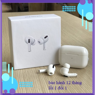 Tai nghe Airpods Pro [ FREE SHIP ] Tai nghe bluetooth , đổi tên , định vị , pin trâu, sạc không dây - Bảo hành 12 tháng