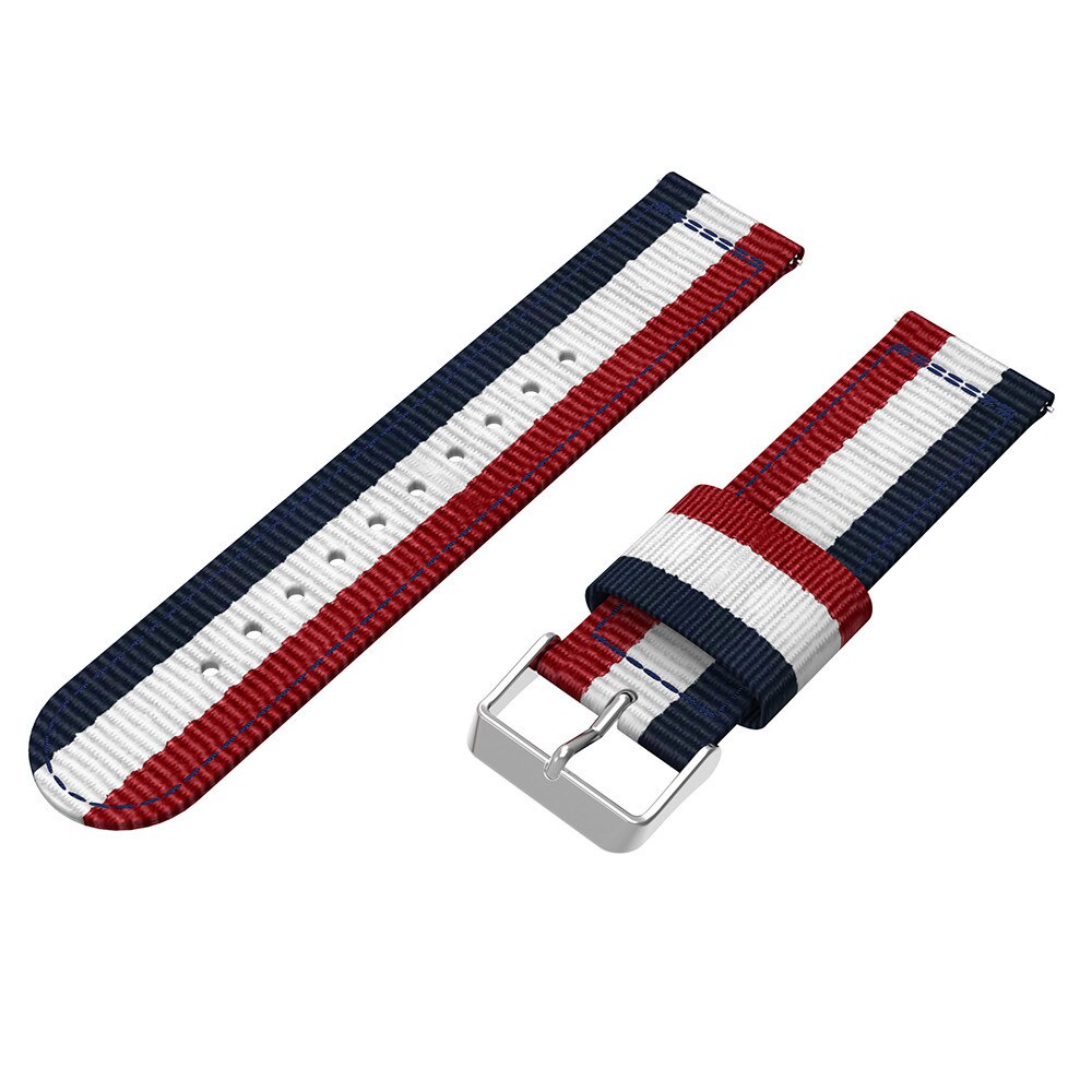 Dây đeo vải dệt nylon sọc cho đồng hồ thông minh Samsung galaxy 4 40mm 44mm / 4 Classic 42mm 46mm Active 2