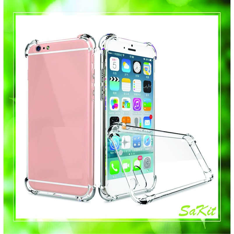 Ốp lưng trong suốt, silicon dẻo, chống sốc 4 cạnh cho điện thoại iphone 6/ 6s/ 7/ 8/ se 2020(dòng máy dung chung)