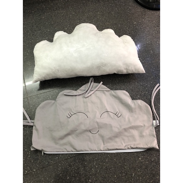 Quây cũi gối mây 100% cotton hàn quốc kt 55x35cm